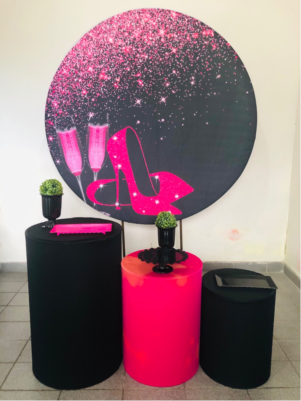 Sapatinho Rosa Brilho - Mundo dos Sonhos