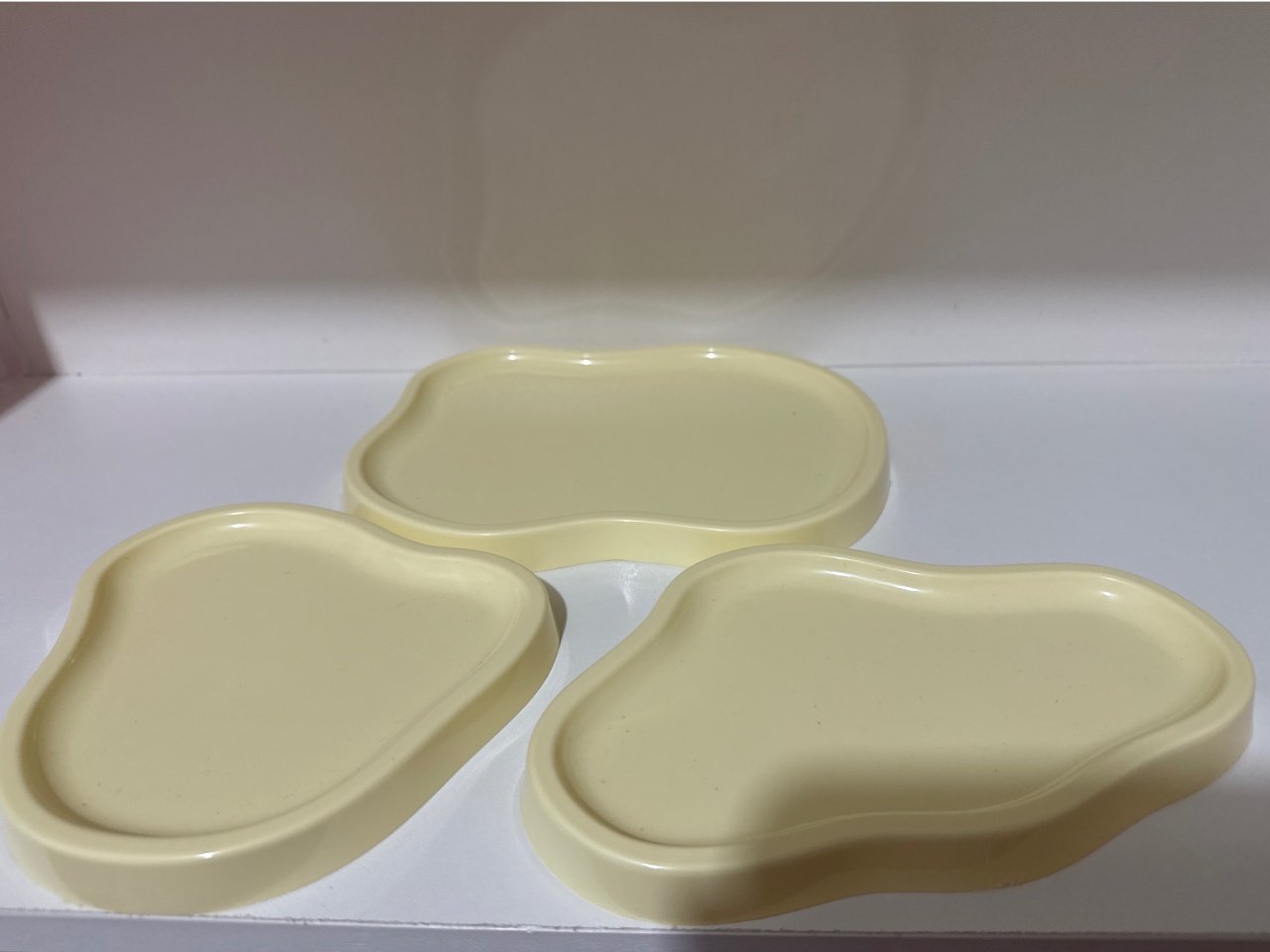 Trio Bandejas Orgânicas Amarelo Candy - Mundo dos Sonhos