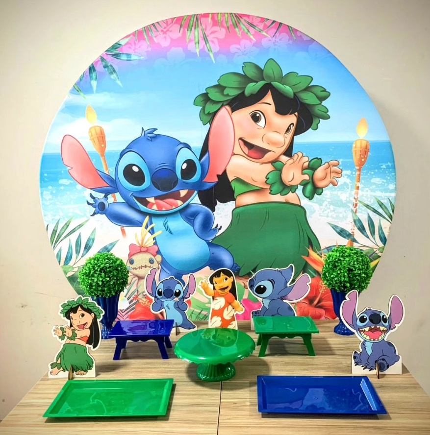 Lilo E Stiti-.Bronze - D´Coração Festaria