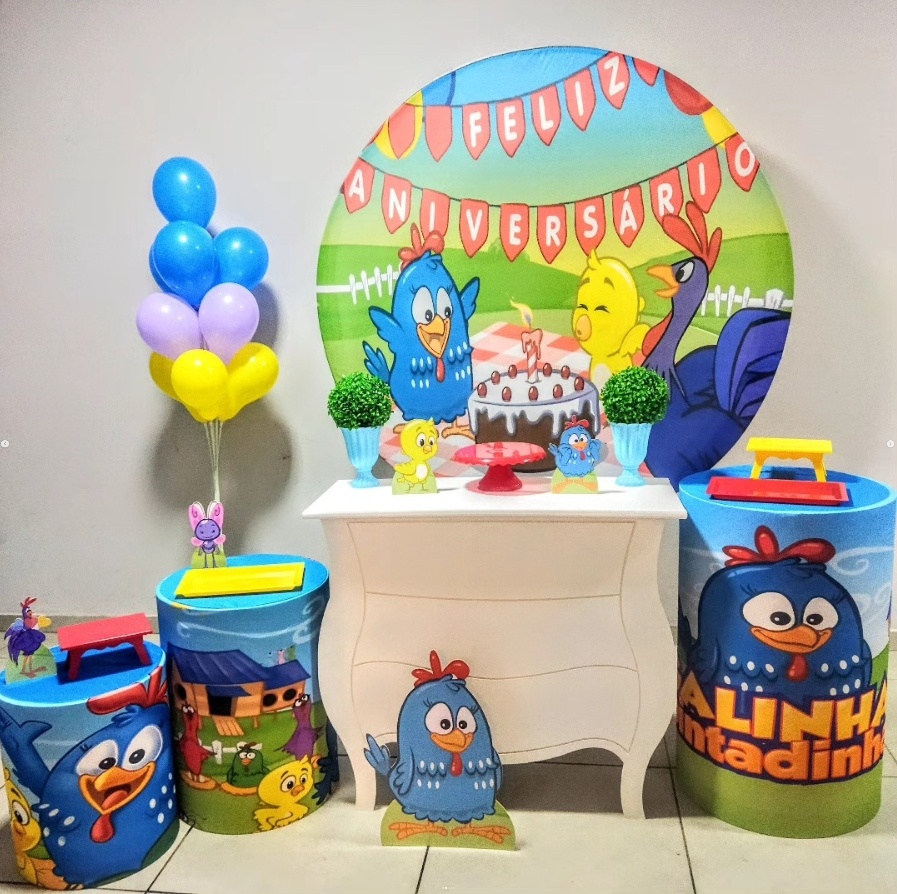 Galinha Pintadinha-Ouro - D´Coração Festaria