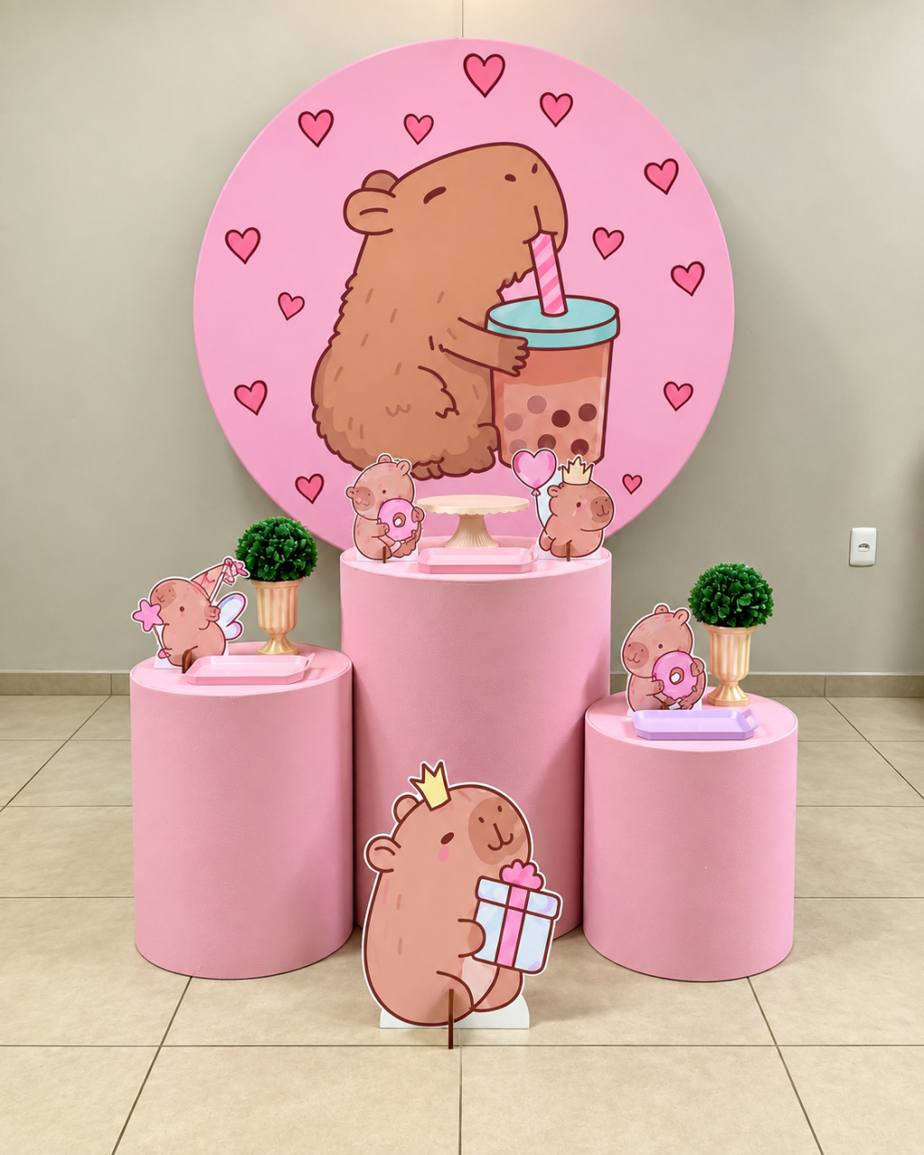 Capivara - Prata - D´Coração Festaria
