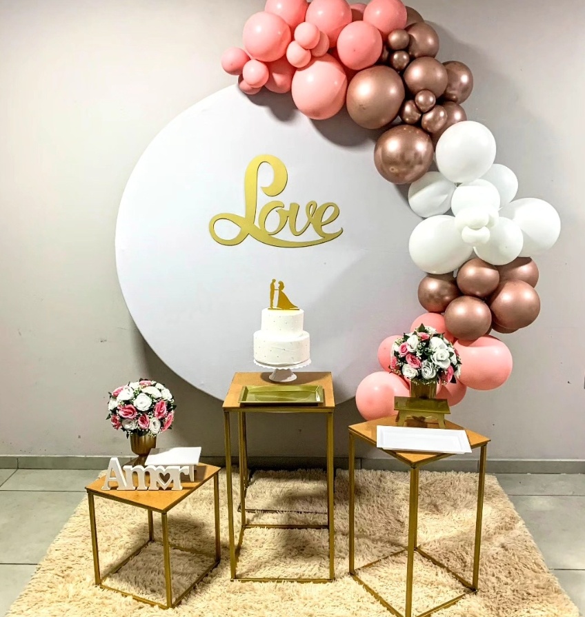 Composição Casamento Branco - D´Coração Festaria