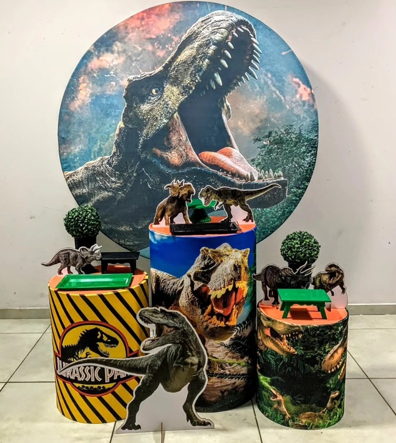 Jurassic Park-Prata - D´Coração Festaria