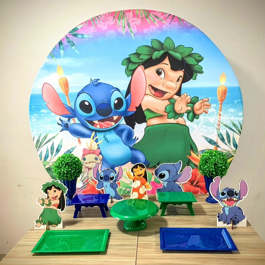 Lilo E Stitch.-Bronze - D´Coração Festaria