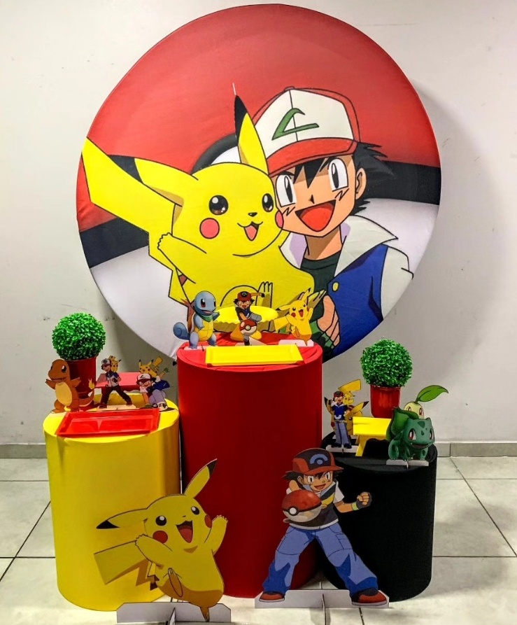Pokemom-Prata - D´Coração Festaria