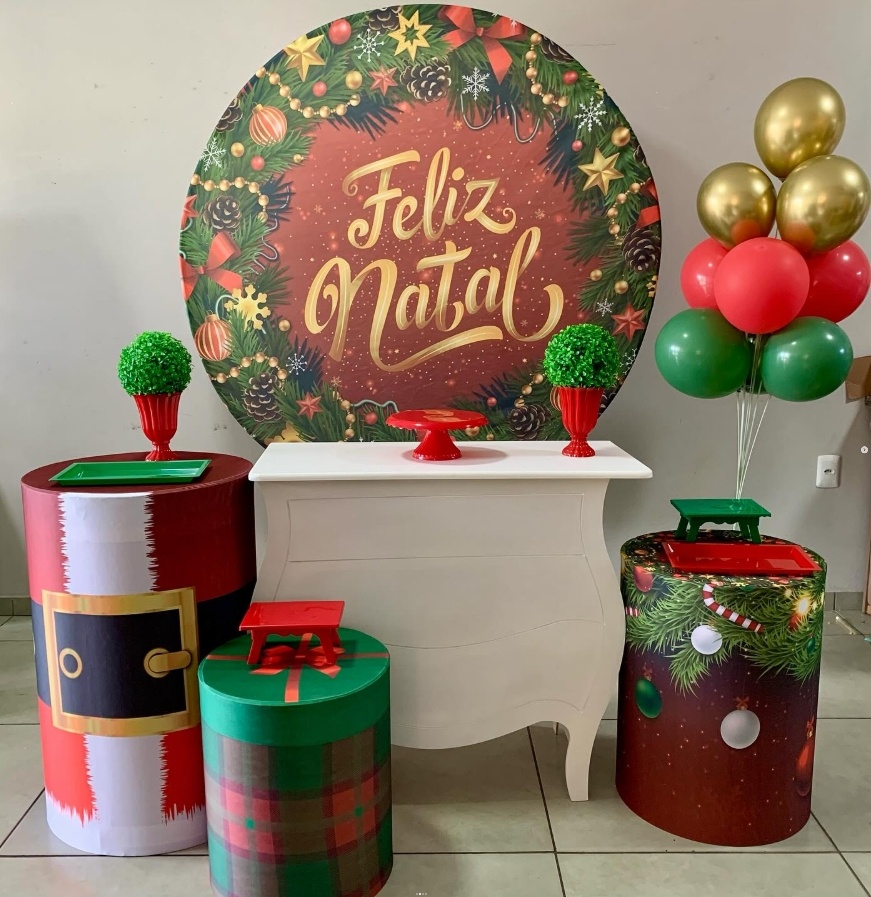 Natal 02 - Ouro - D´Coração Festaria