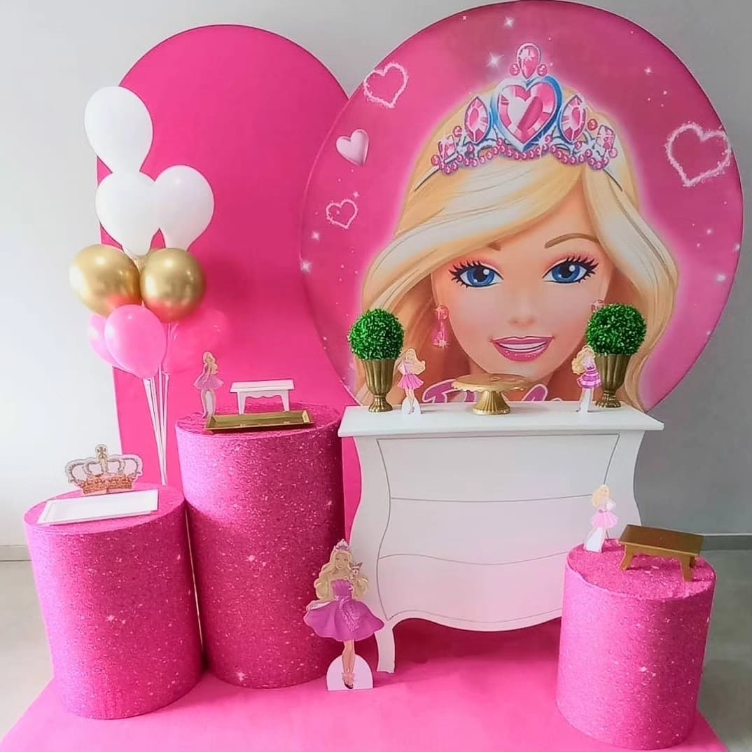 Barbie - Diamante - D´Coração Festaria