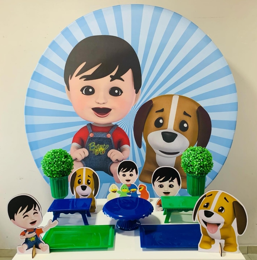 Bento E Totó - .Bronze - D´Coração Festaria
