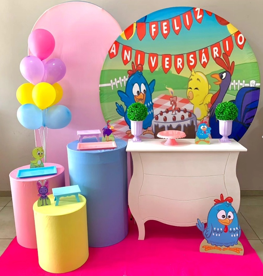 Galinha Pintadinha Menina-Diamante - D´Coração Festaria