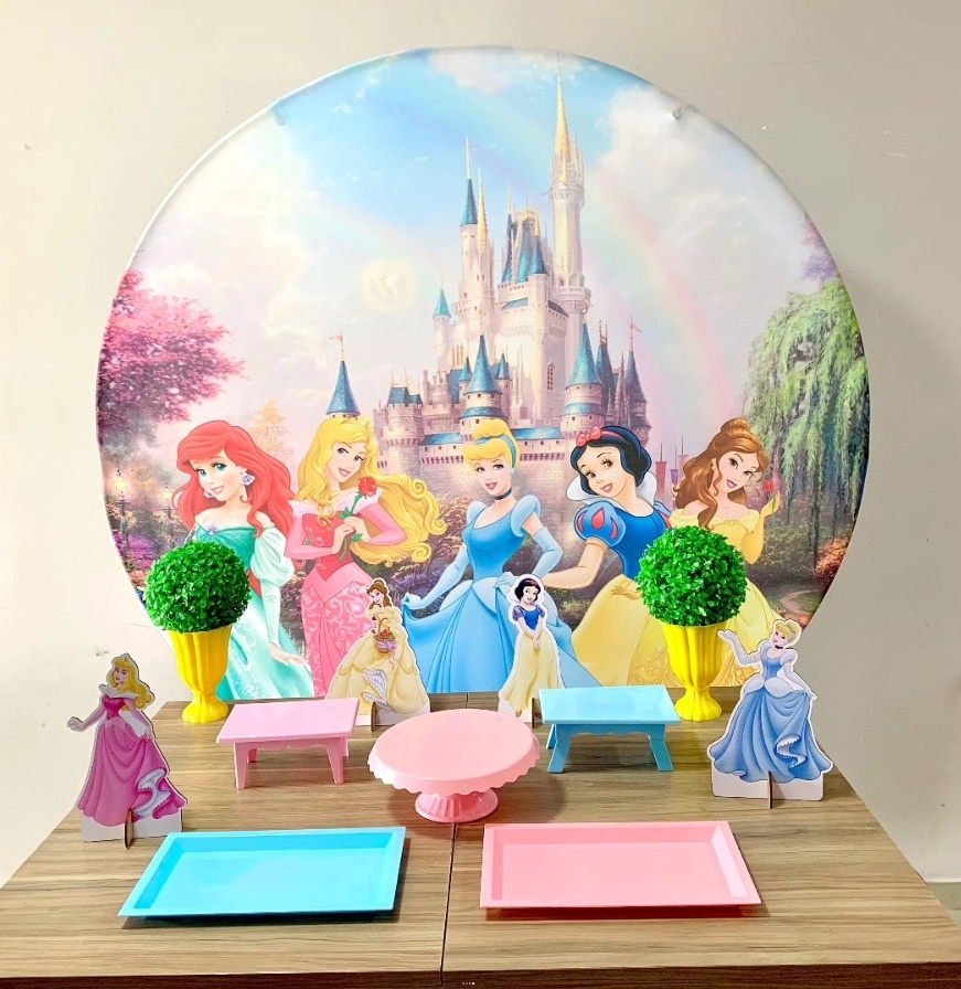 Princesas-.Bronze - D´Coração Festaria
