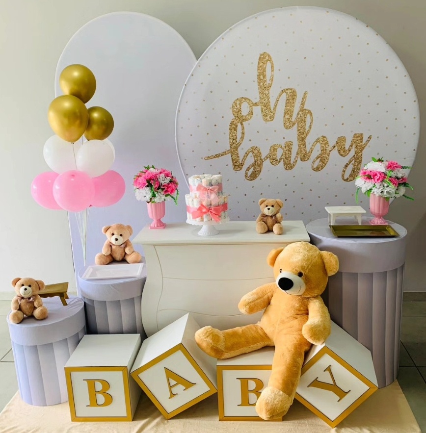 Oh Baby Menina-Diamante - D´Coração Festaria