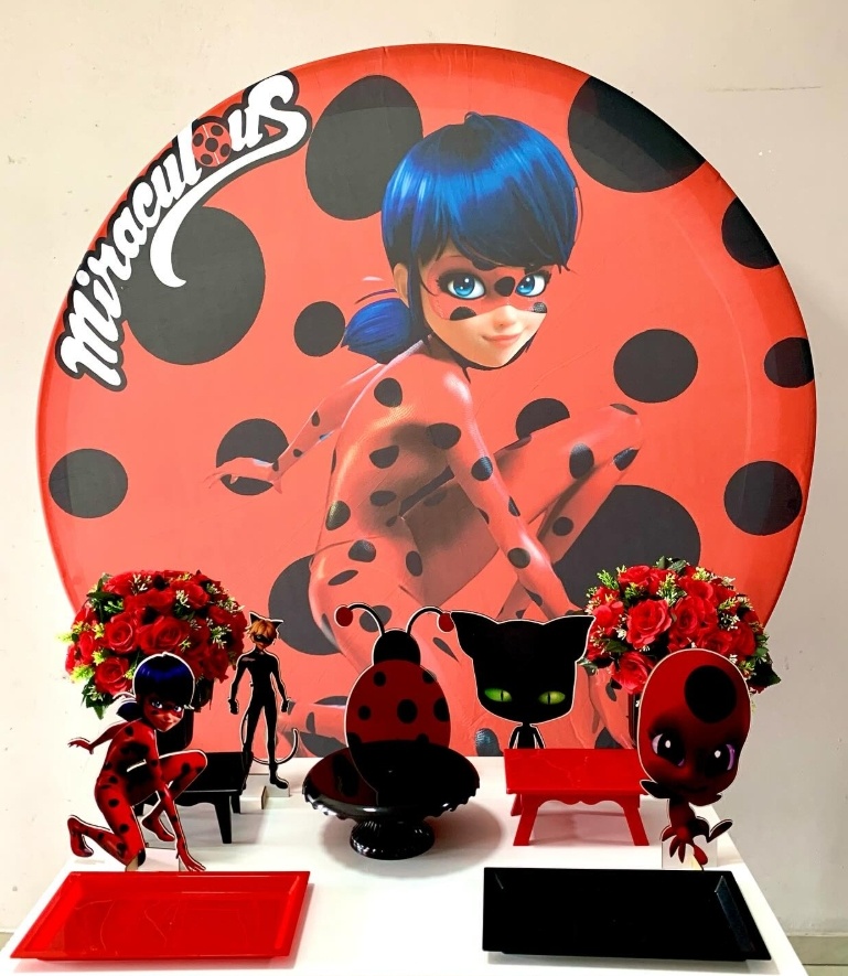 Miraculous/Ladybug -.Bronze - D´Coração Festaria