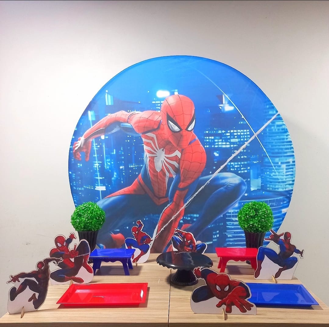 Homem Aranha.-Bronze - D´Coração Festaria
