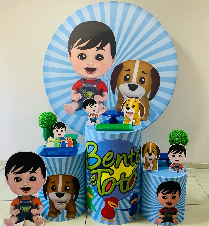 Bento E Totó - Prata - D´Coração Festaria