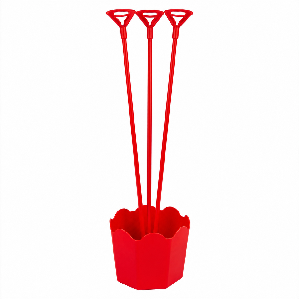 Cachepô Vermelho - D´Coração Festaria