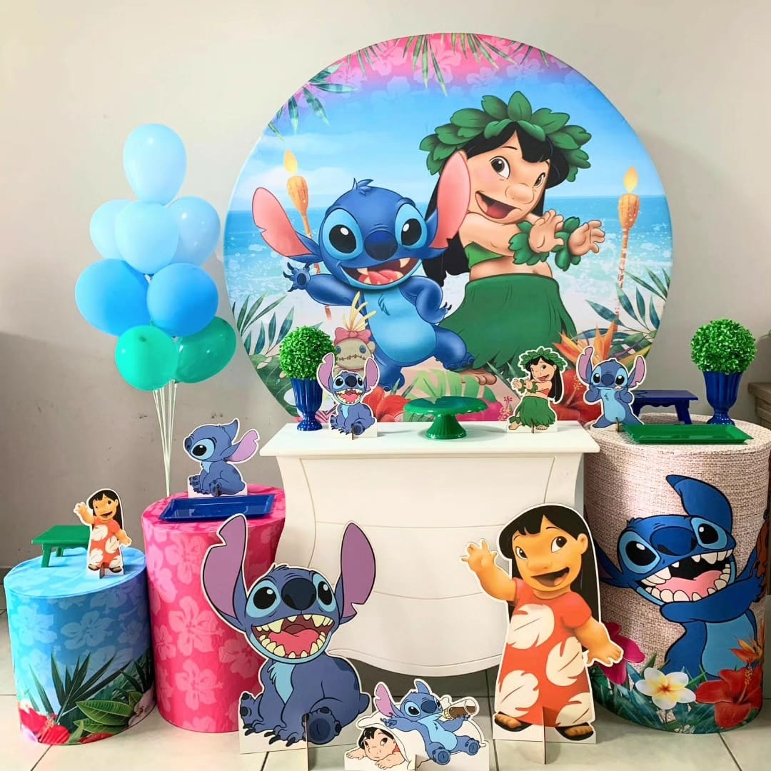 Lilo E Stitch-Ouro - D´Coração Festaria