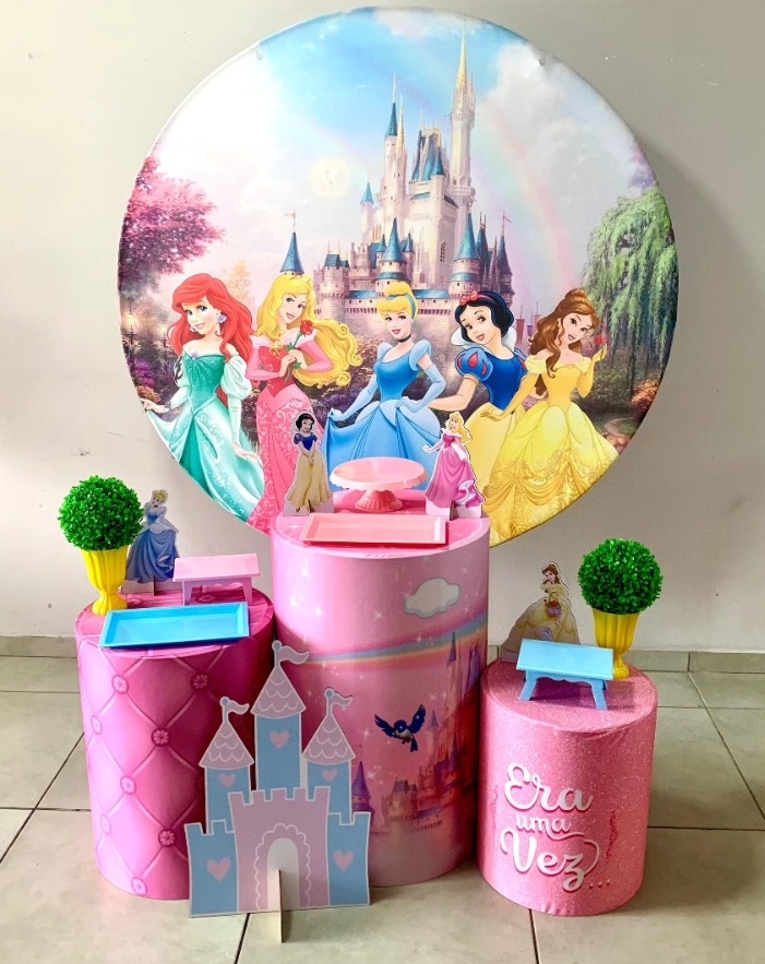 Princesas-Prata - D´Coração Festaria