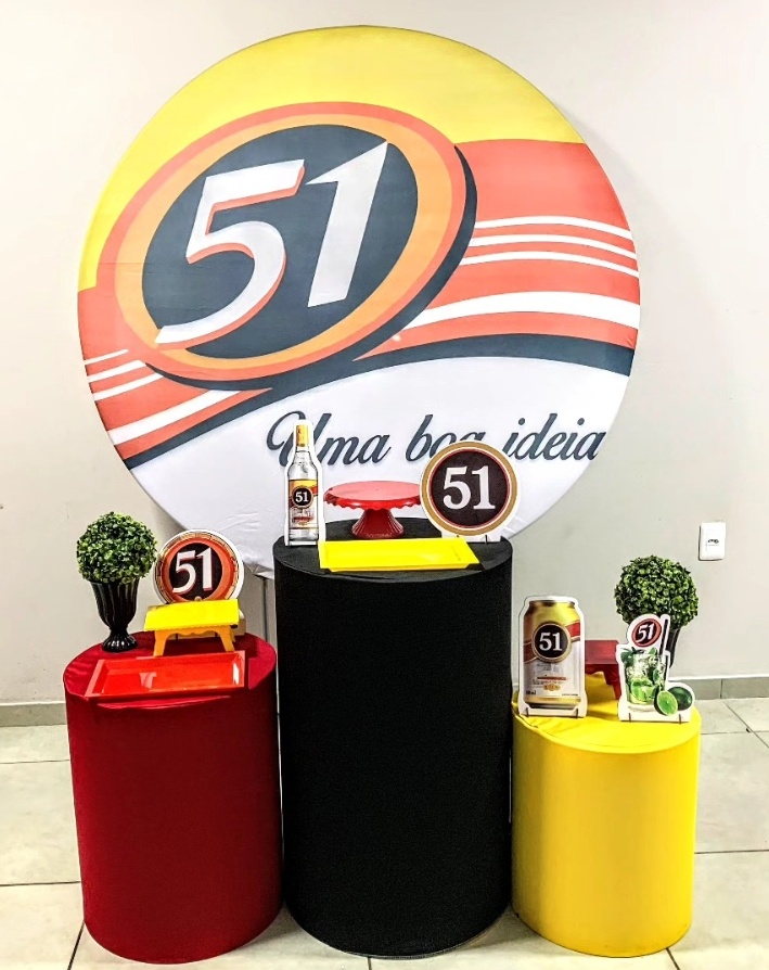 Cachaça 51 -Prata - D´Coração Festaria