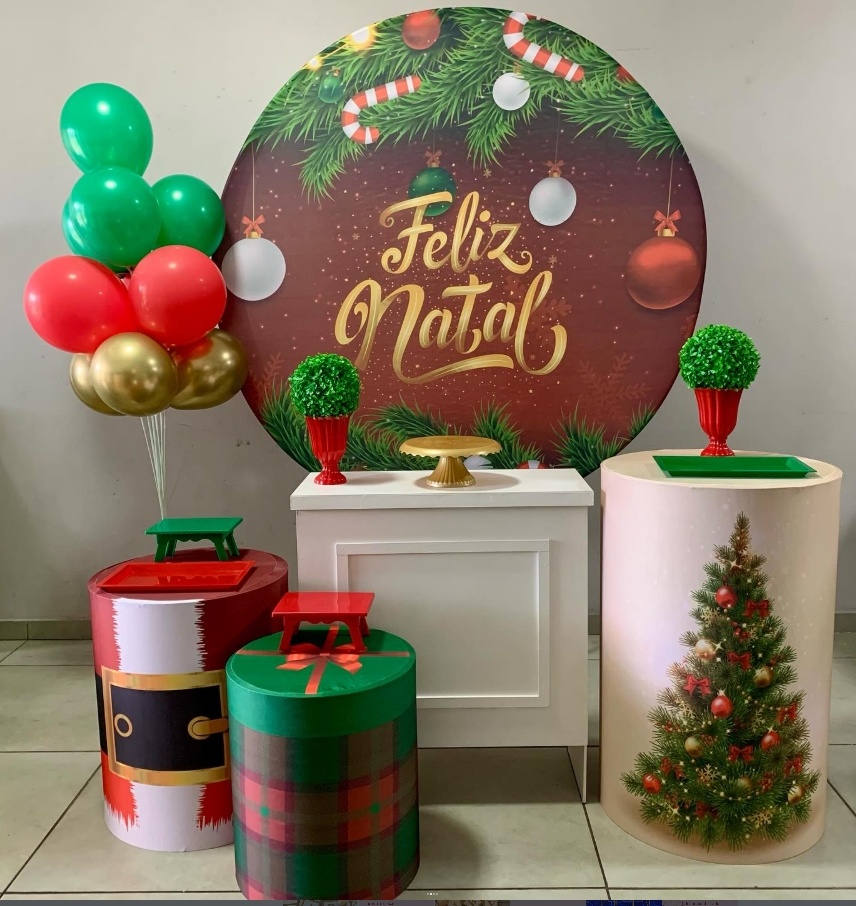Natal Verde - Ouro - D´Coração Festaria