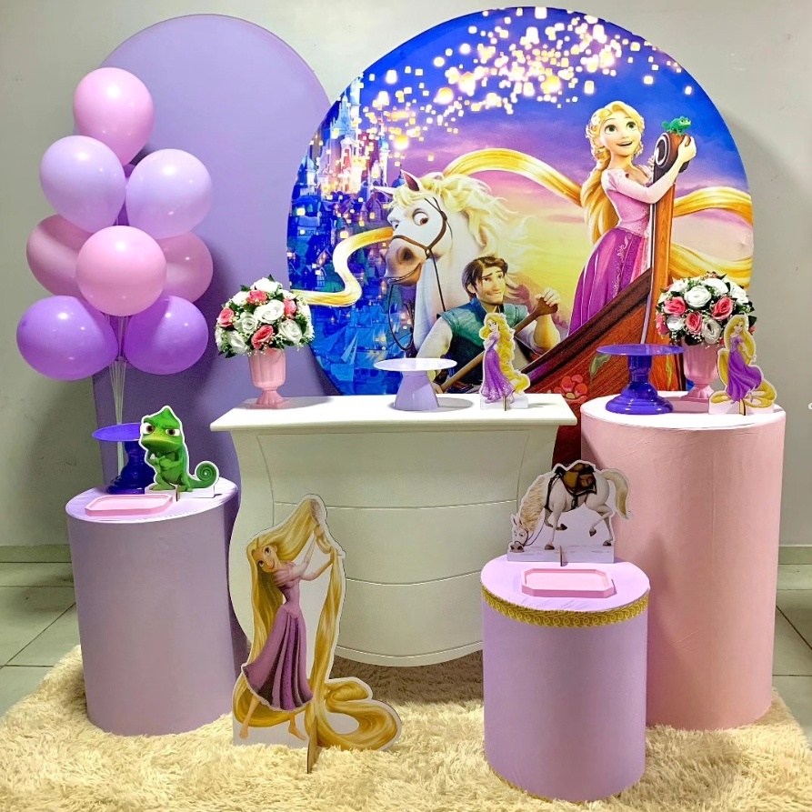 Rapunzel-Diamante - D´Coração Festaria