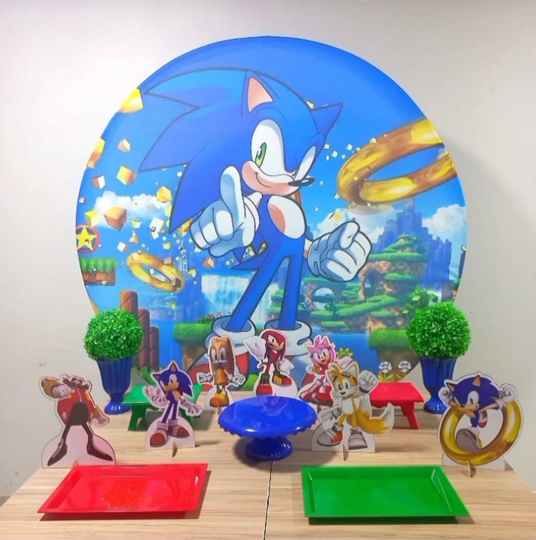 Sonic.-Bronze - D´Coração Festaria