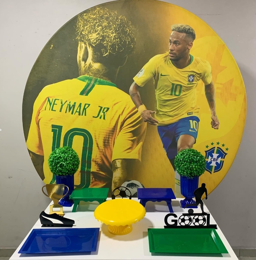Neymar Junior -.Bronze - D´Coração Festaria