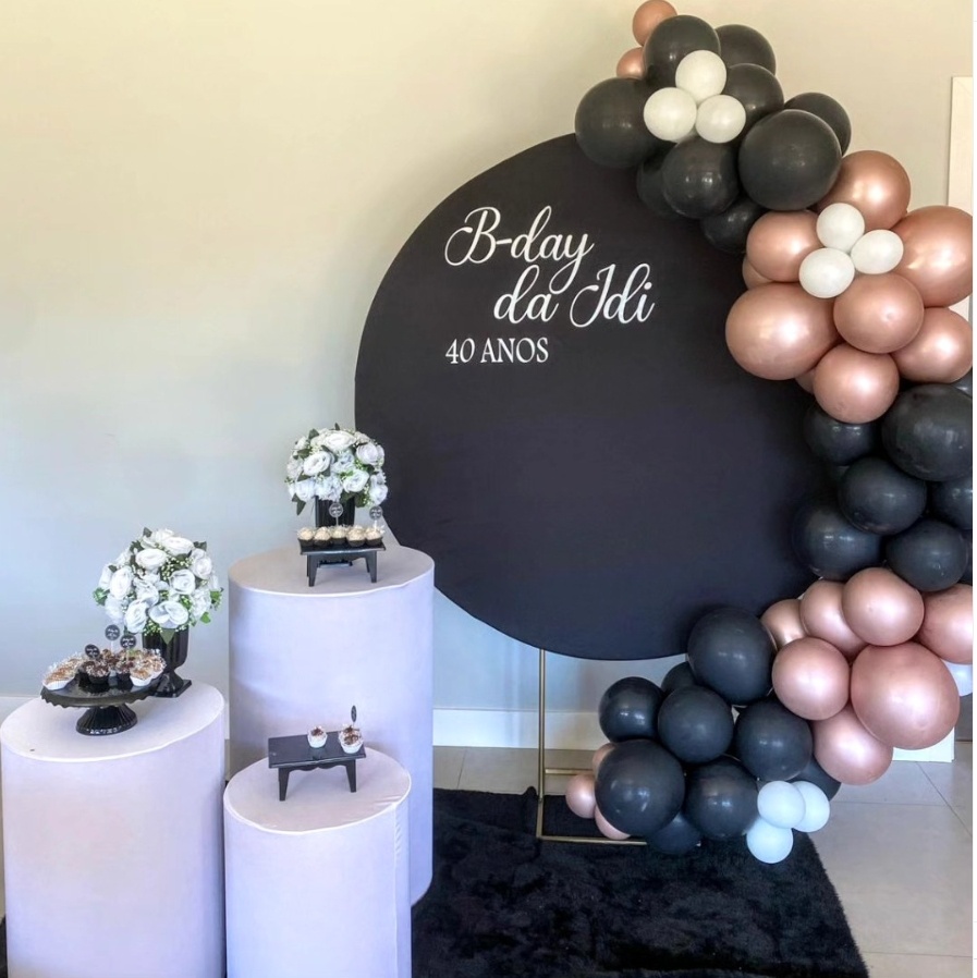 Composição Preto E Branco - D´Coração Festaria