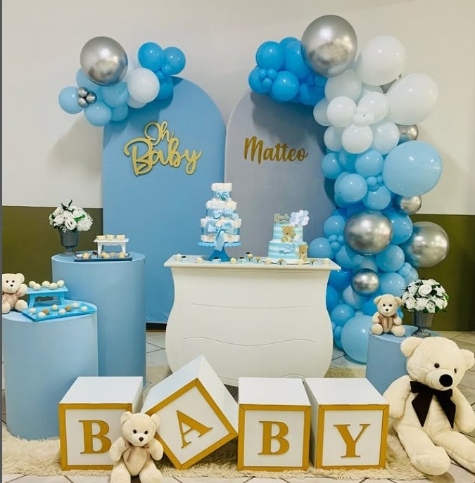 Composição Oh Baby Azul - D´Coração Festaria