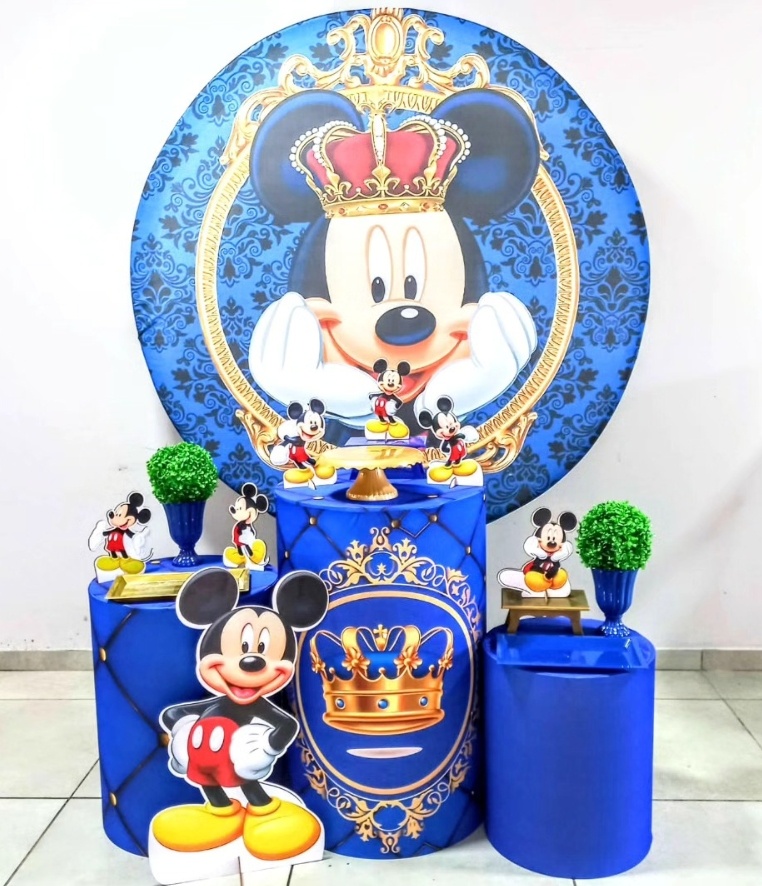 Mickei Realeza-Prata - D´Coração Festaria