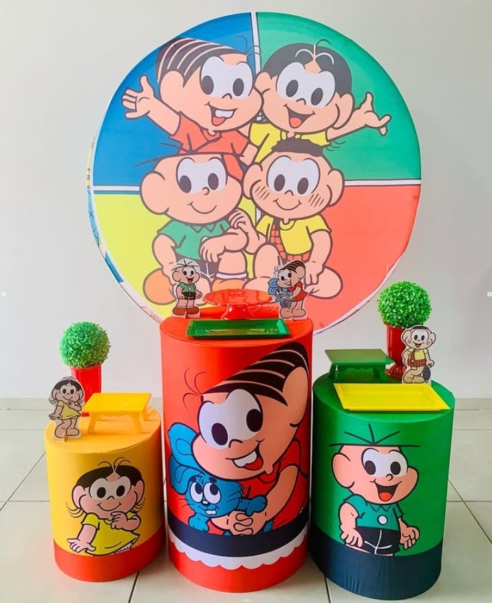 Turma da Mônica - Prata - D´Coração Festaria