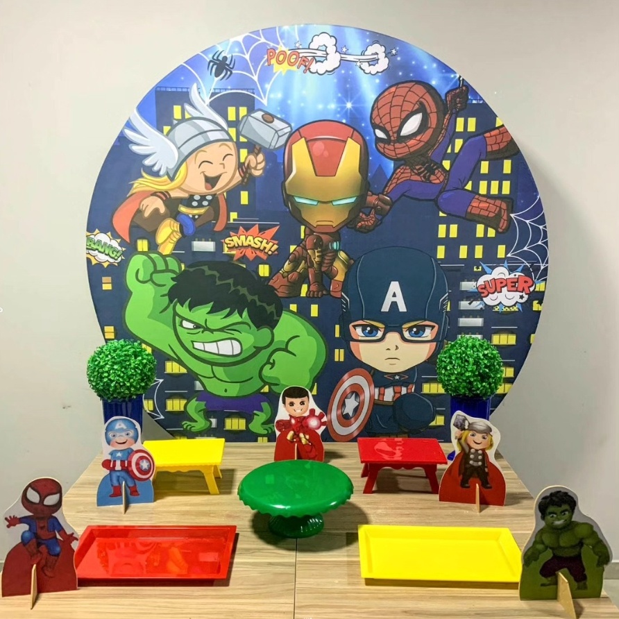 Vingadores Baby-.Bronze - D´Coração Festaria
