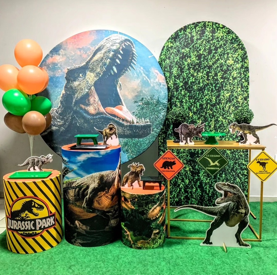 Jurassic Park-Diamante - D´Coração Festaria