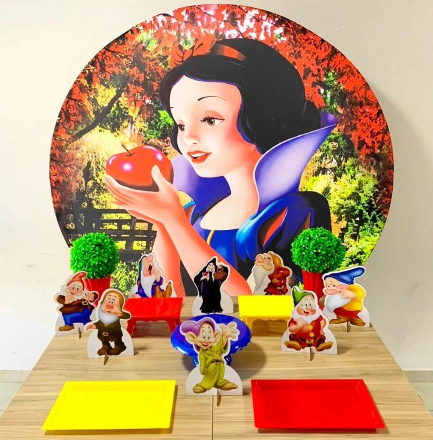 Branca de Neve-Bronze - D´Coração Festaria