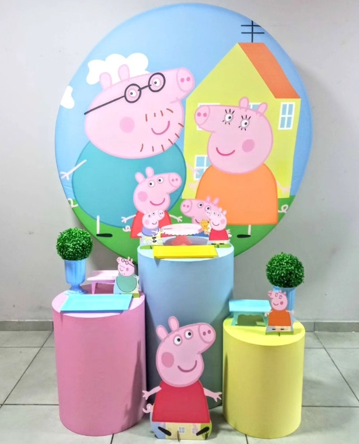 Peppa Pig Menina - Prata - D´Coração Festaria