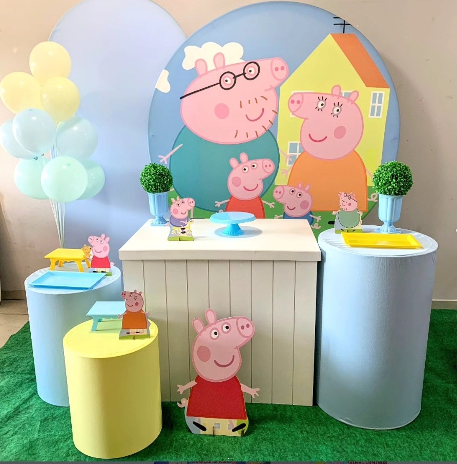 Peppa Pig - Diamante - D´Coração Festaria