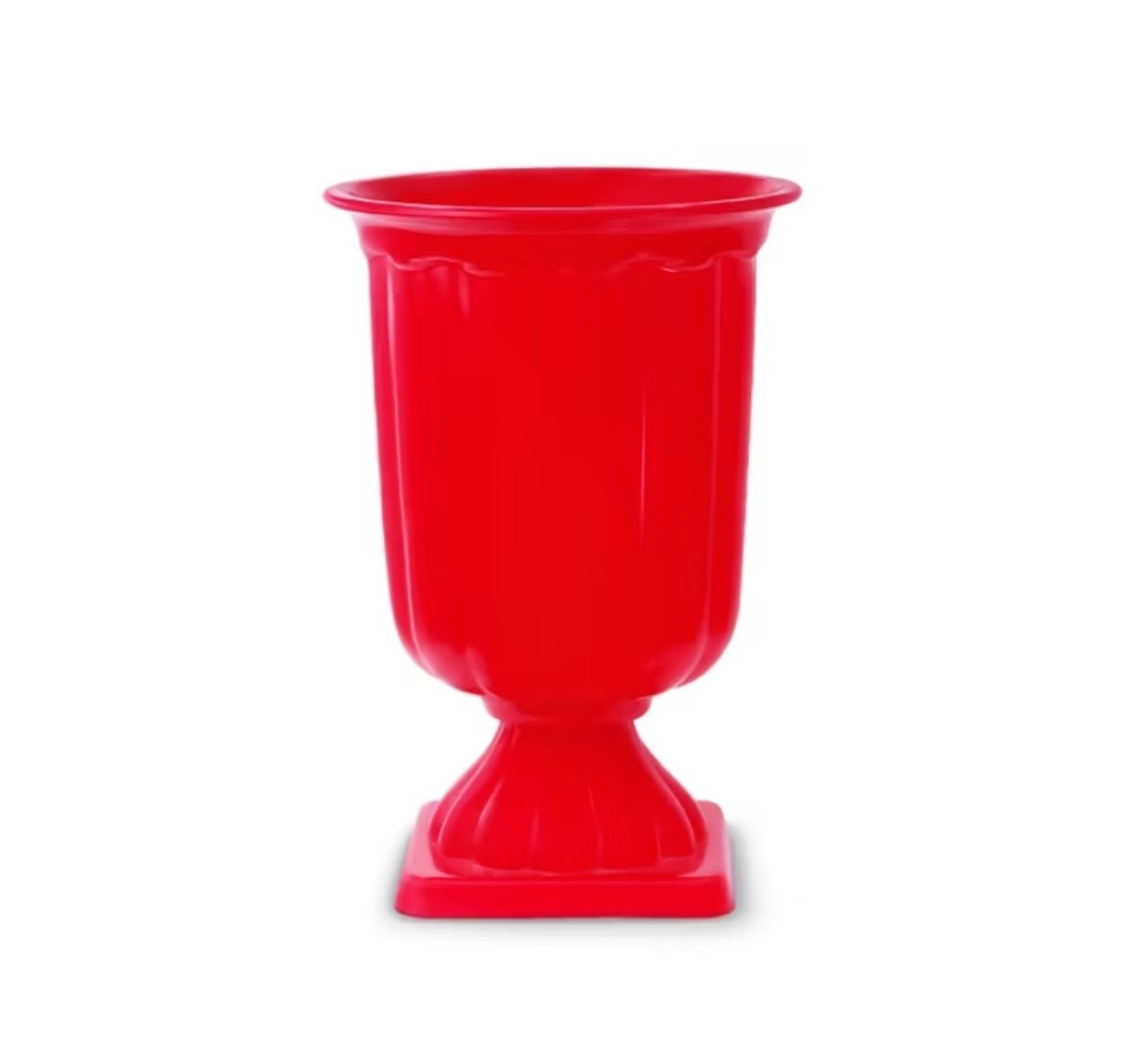 Vaso Vermelho - D´Coração Festaria