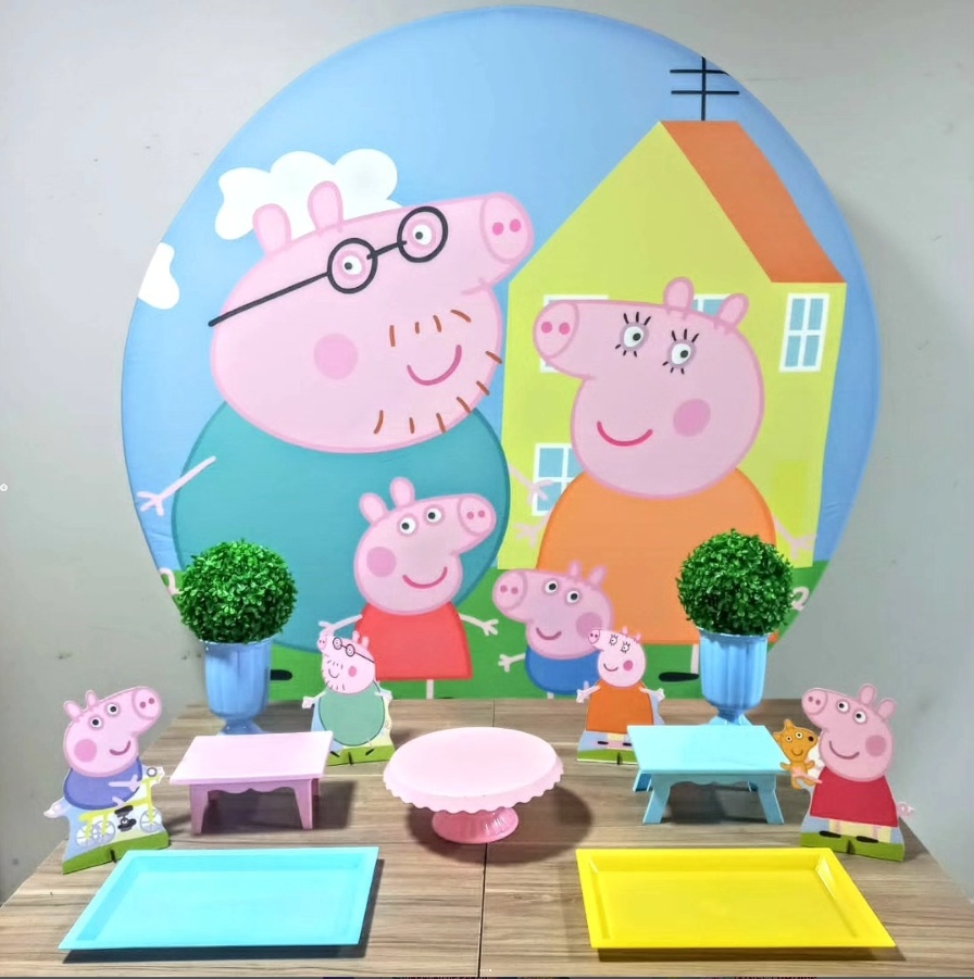 Peppa Pig Menina -.Bronze - D´Coração Festaria