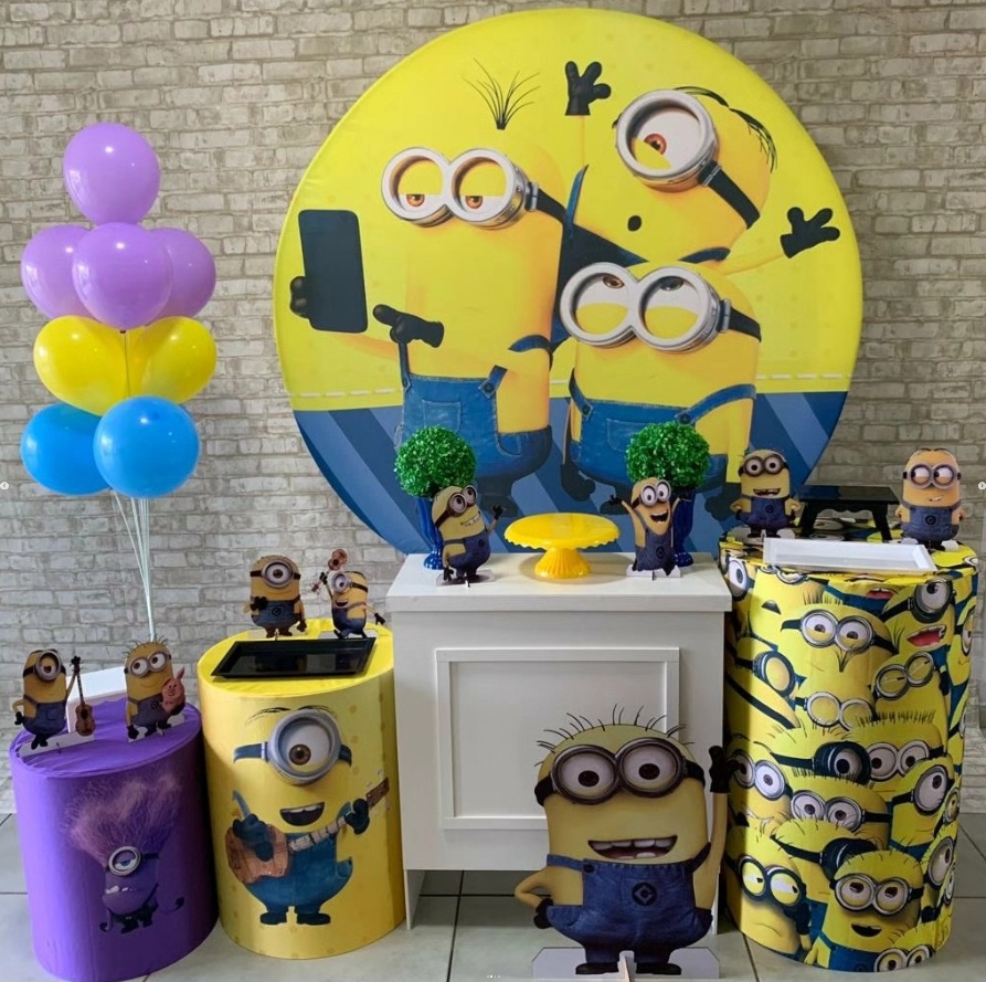 Minnions-Ouro - D´Coração Festaria