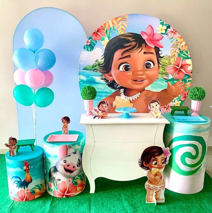 Moana Baby-Diamante - D´Coração Festaria
