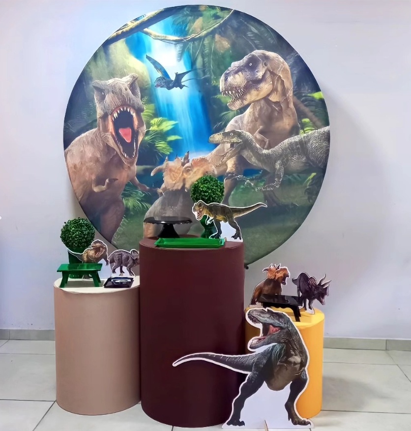 Dinossauros-Prata - D´Coração Festaria