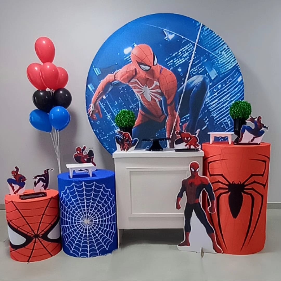 Homem Aranha-Ouro - D´Coração Festaria