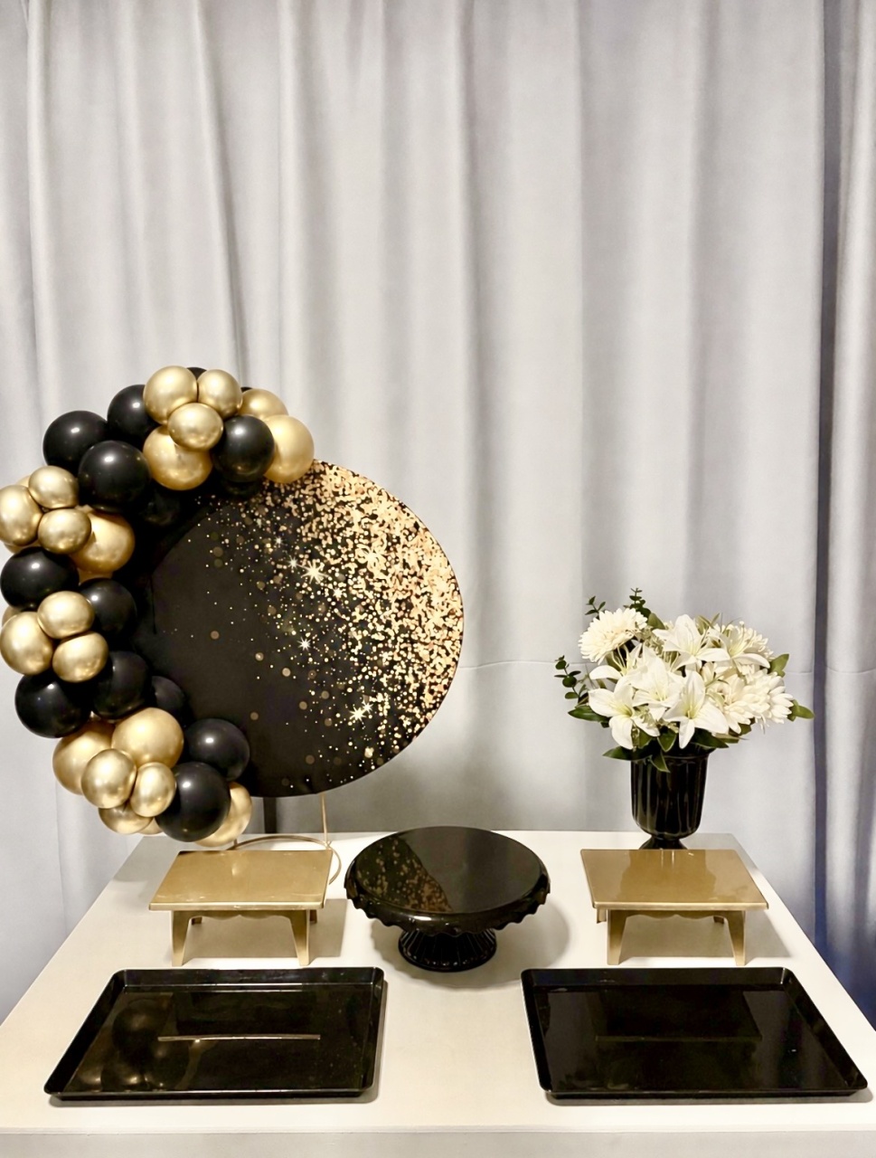 Preto E Dourado - Mini Kit - D´Coração Festaria