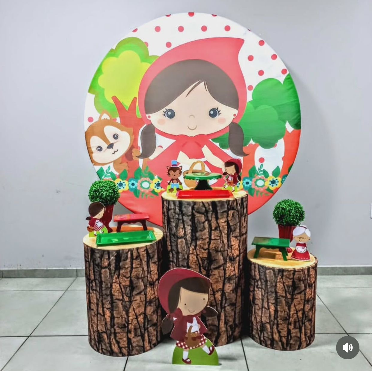 Chapeuzinho Vermelho-Prata - D´Coração Festaria