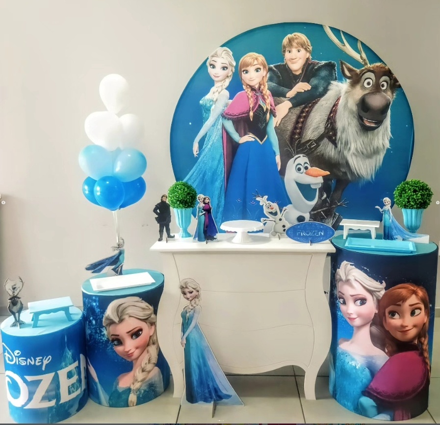 Frozen-Ouro - D´Coração Festaria