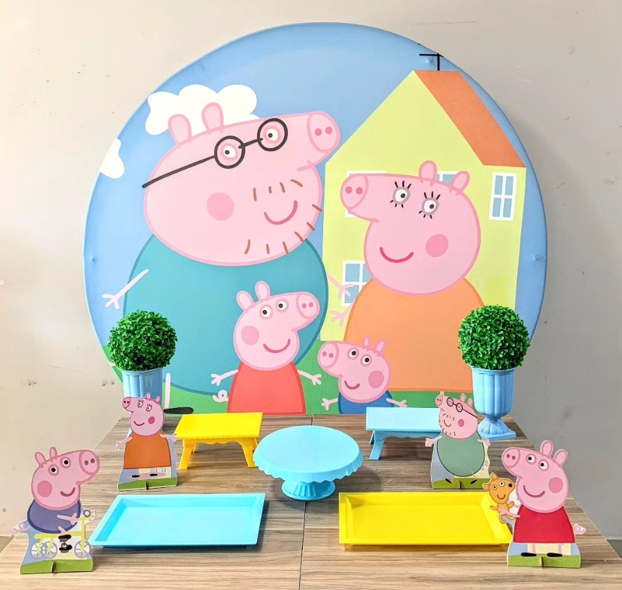 Peppa Pig -.Bronze - D´Coração Festaria