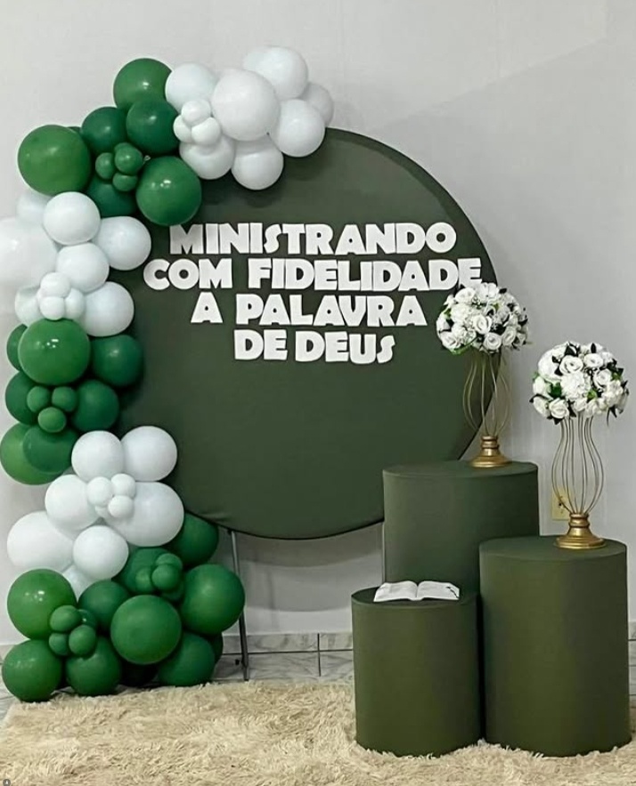 Composição Verde Oliva Militar - D´Coração Festaria