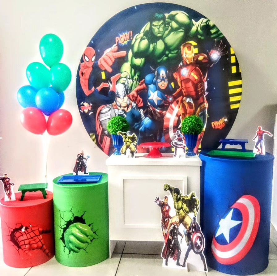 Vingadores-Ouro - D´Coração Festaria