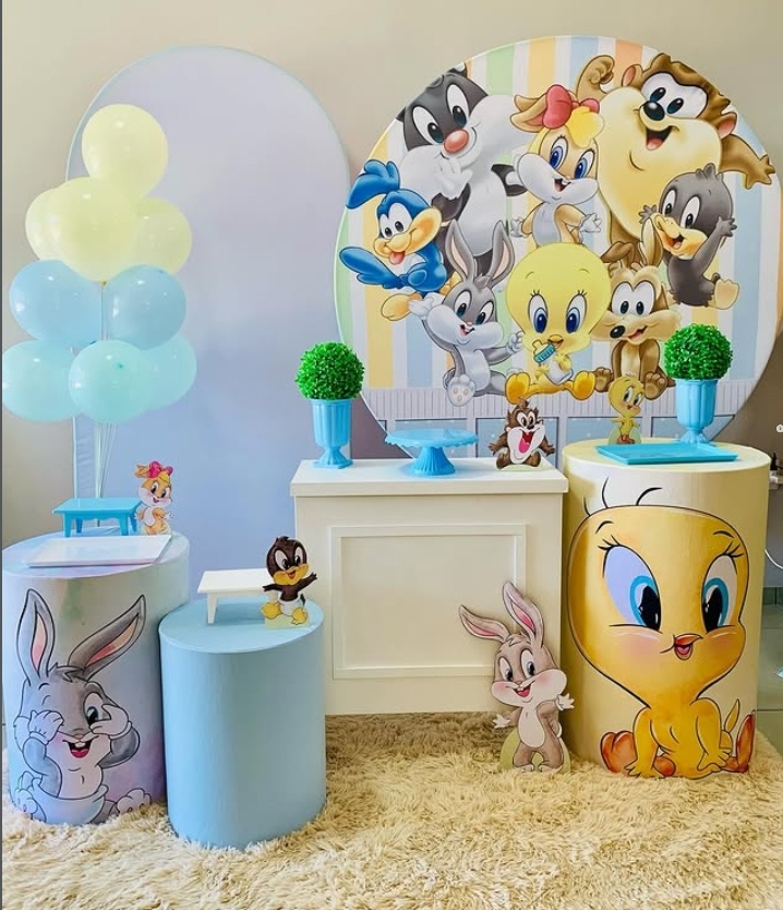 Baby Looney Tunes - Diamante - D´Coração Festaria