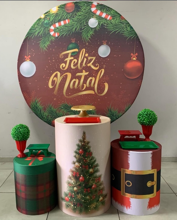 Natal Verde - Prata - D´Coração Festaria