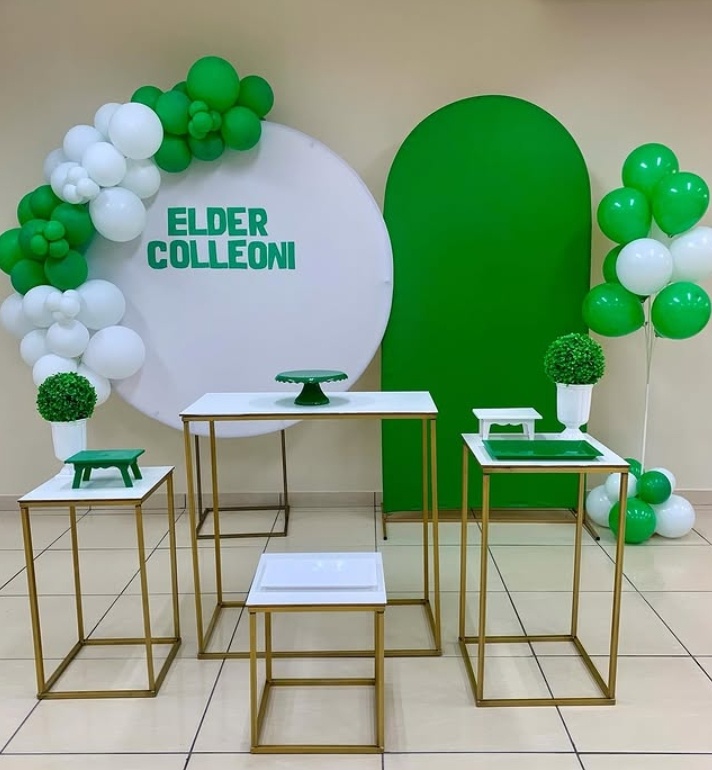 Composição Branco E Verde - D´Coração Festaria